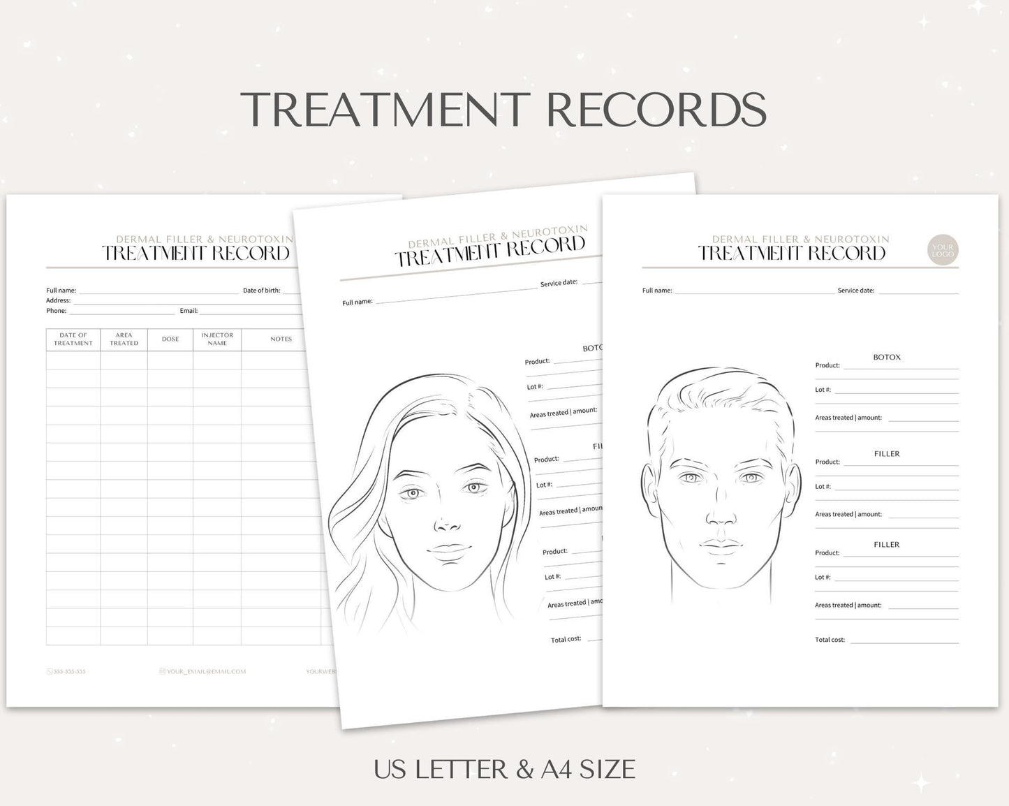 Botox and Dermal Filler Consent Intake Forms