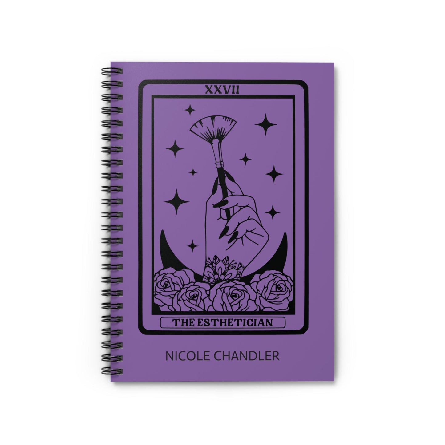 Notebook for Esthetician  - Customized Tarot Card Esthetician Gift, Gift for Esthetician