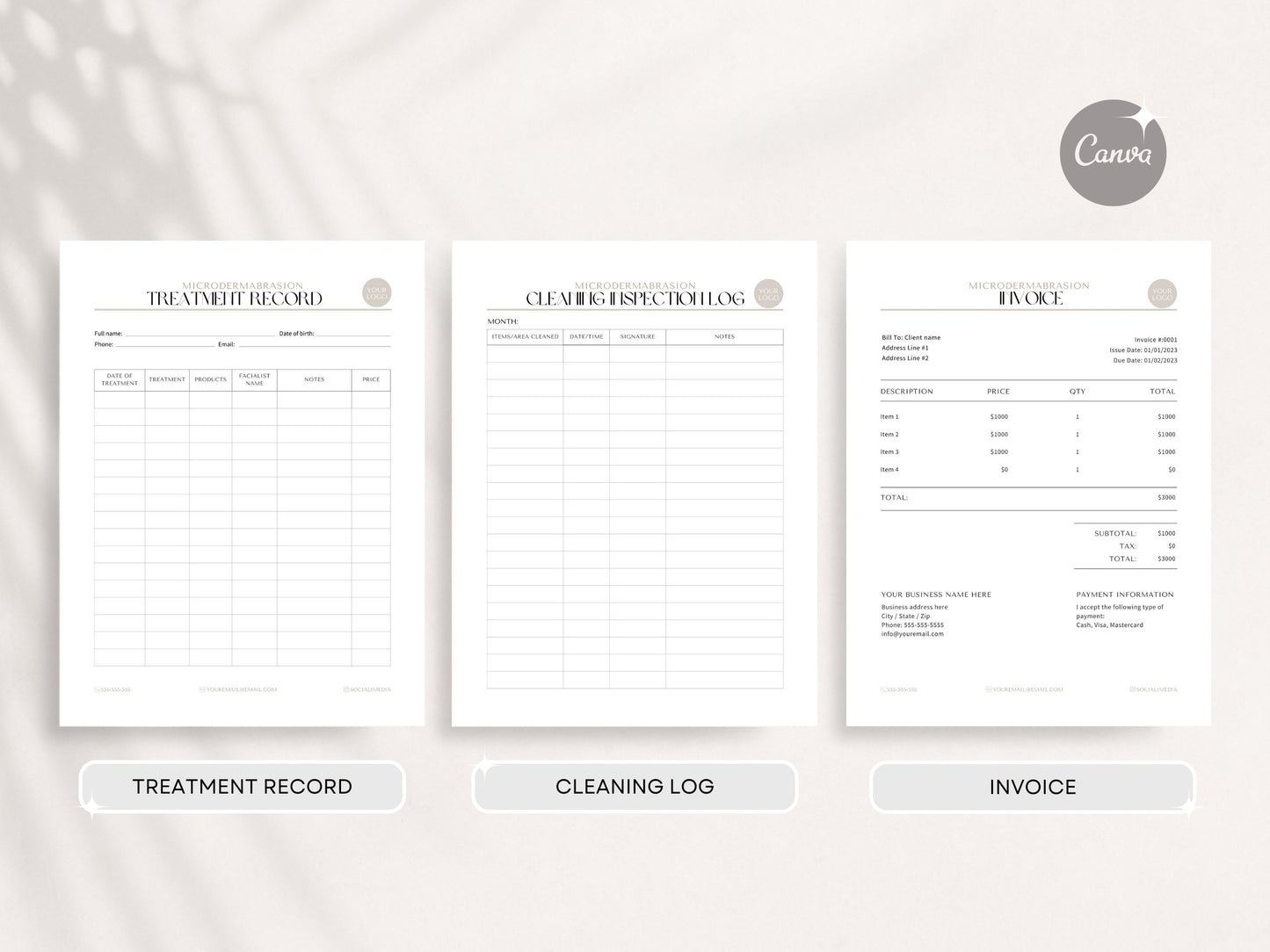 Microdermabrasion Consent Forms