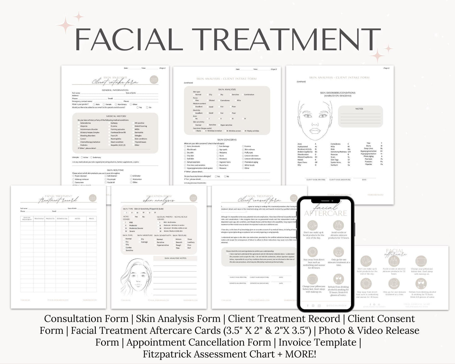 Esthetician Forms