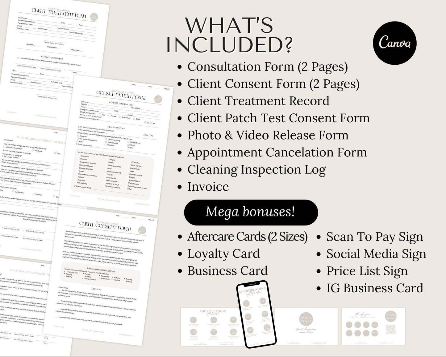 Microblading Consent Forms