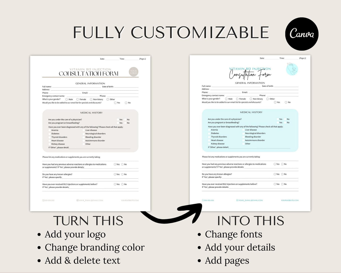 B12 Consent Forms