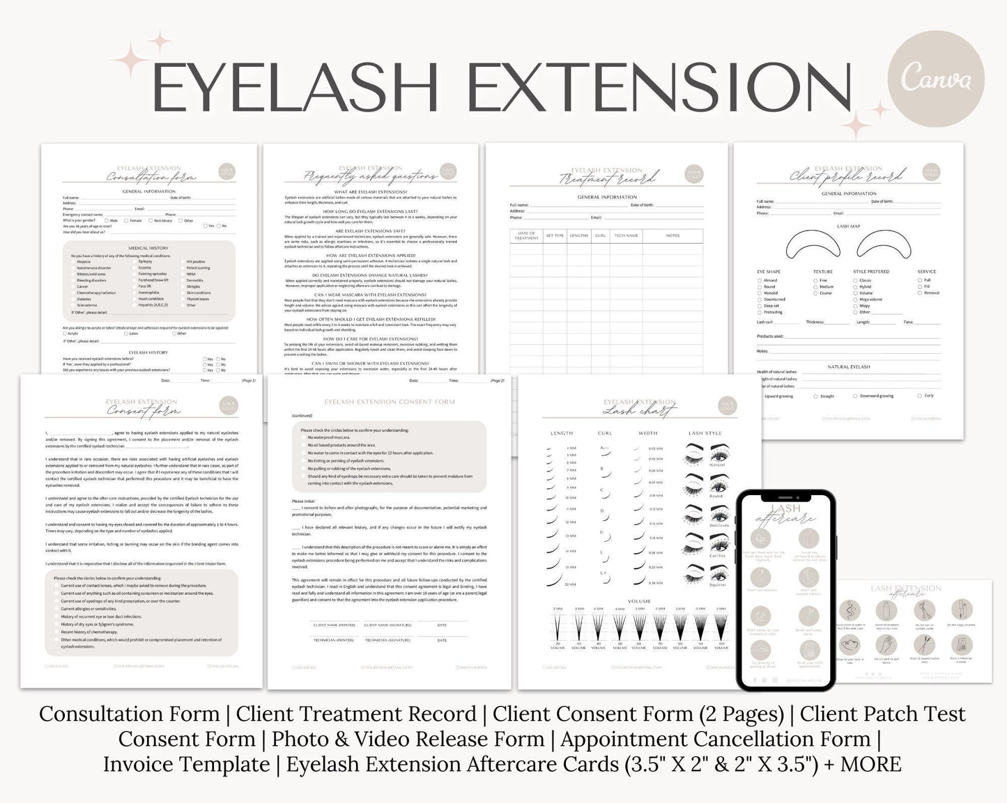 Esthetician Forms