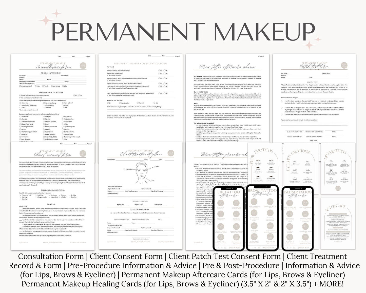 Esthetician Forms