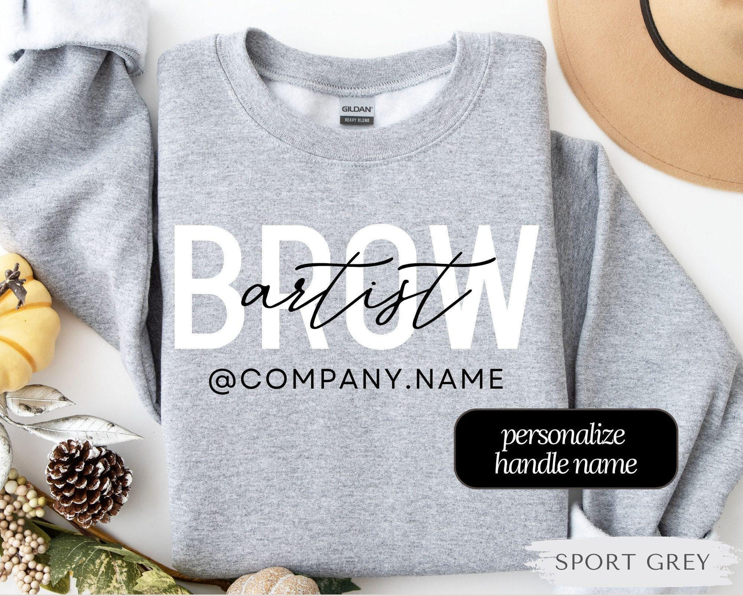 Custom Brow Artist Sweater - Brow Artist Gift, Brow Tech Crewneck, Brow Jumper, Brow Artist Sweatshirt