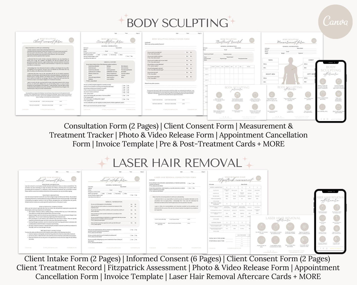 Esthetician Forms