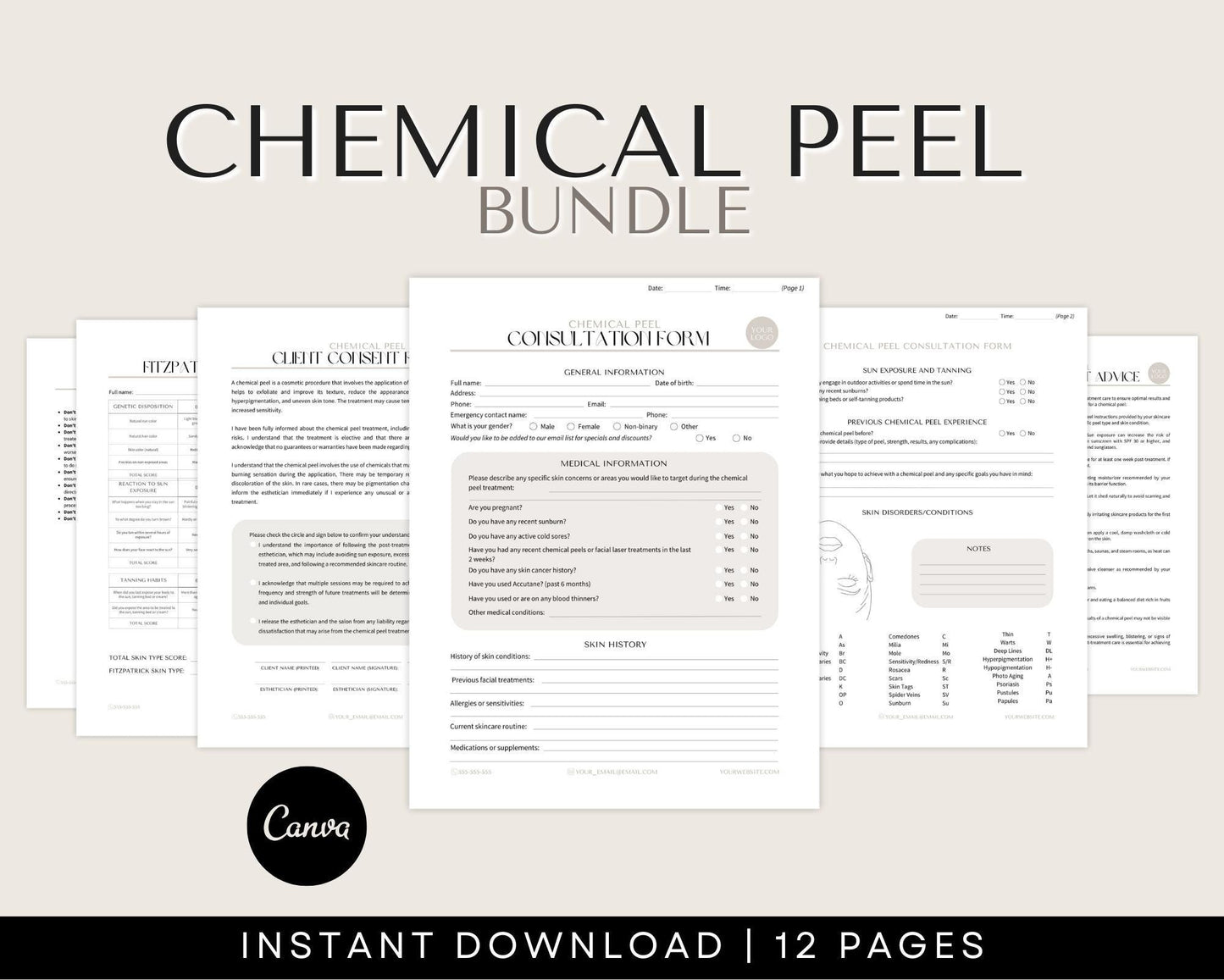 Chemical Peel Consent Forms