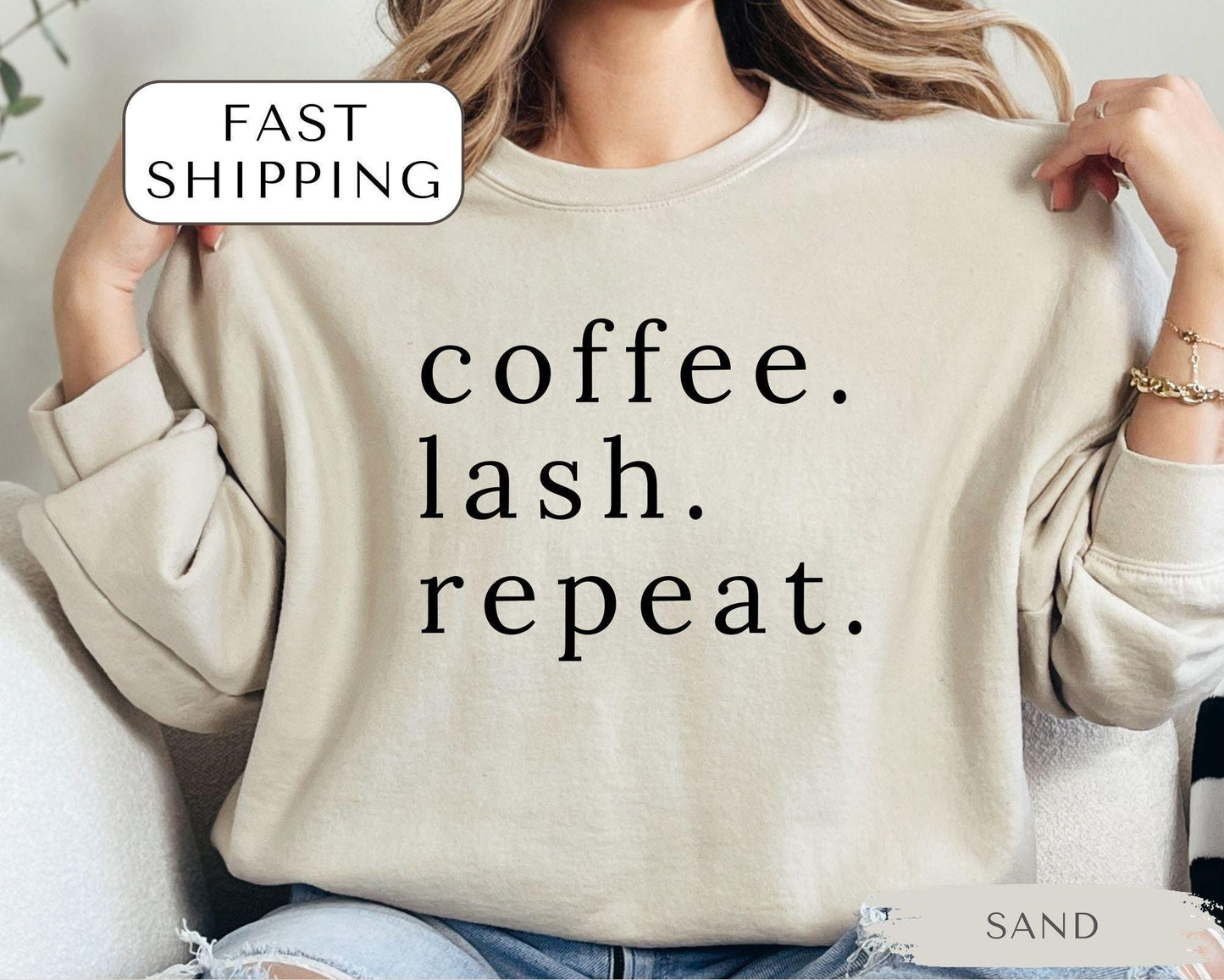 Lash Tech Sweatshirt - Lash Tech Gift, Lash Crewneck, Lash Sweatshirt, Eyelash Extension Artist Sweater